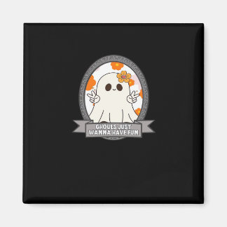 Ghouls wil gewoon plezier luiaard Halloween Magneet