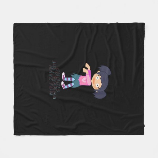 Ghouls wil gewoon plezier offerte & ontwerp fleece deken (Voorkant (Horizontaal))