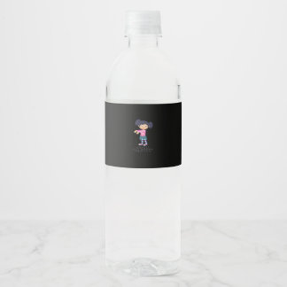 Ghouls wil gewoon plezier offerte & ontwerp waterfles etiket