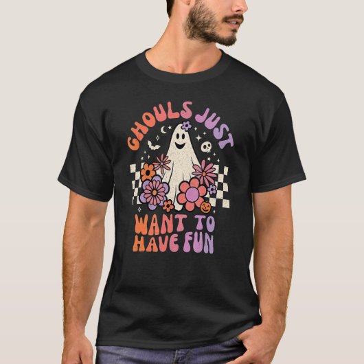 Ghouls wil gewoon vlindermeisjes hebben... t-shirt (Voorkant)