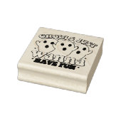 Ghouls wil gewoon vun ghost hebben rubberstempel (Stempel)