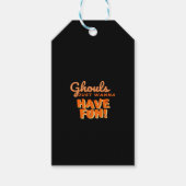 Ghouls wil gewoon vun hebben cadeaulabel (Voorkant)