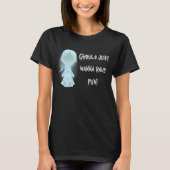 "Ghouls wil gewoon vun hebben!" Funny Halloween T-shirt (Voorkant)
