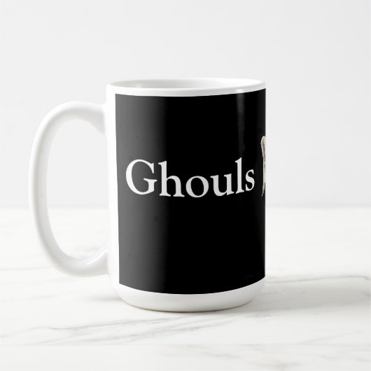Ghouls wil gewoon vun hebben koffiemok (Links)