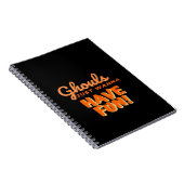 Ghouls wil gewoon vun hebben notitieboek (Rechterzijde)