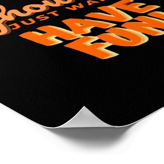 Ghouls wil gewoon vun hebben poster (Hoek)