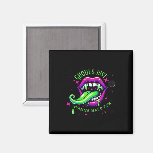Ghouls willen gewoon een leuk boo-tiful ontwerp he magneet (Voorkant / Achterkant)