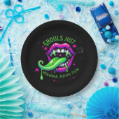 Ghouls willen gewoon een leuk boo-tiful ontwerp he papieren bordje (Feest)
