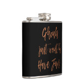 Ghouls willen gewoon een leuk Halloween-feest hebb Heupfles (Rechts)