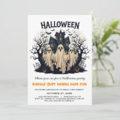 Ghouls willen gewoon een leuk Halloween feest Kaart (Staand voorkant)