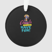 Ghouls willen gewoon een leuk herfstgevoel hebben ornament (voorkant)