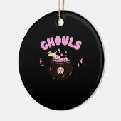 Ghouls willen gewoon een leuk klassiek ontwerp heb keramisch ornament (Links)
