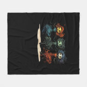 Ghouls willen gewoon een leuke Halloween-stijl heb Fleece Deken (Voorkant (Horizontaal))