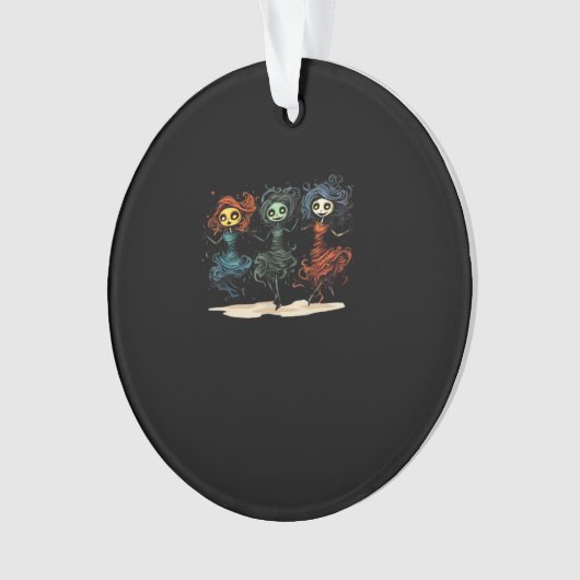 Ghouls willen gewoon een leuke Halloween-stijl heb Ornament (voorkant)