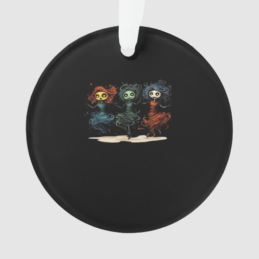 Ghouls willen gewoon een leuke Halloween-stijl heb Ornament (voorkant)