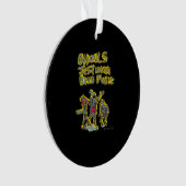 Ghouls willen gewoon een leuke spookachtige slogan ornament (voorkant)