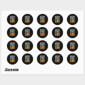 Ghouls willen gewoon leuke grappige Halloween heks Ronde Sticker (Vel)