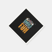 Ghouls willen gewoon leuke grappige Halloween heks Servet (Hoek)