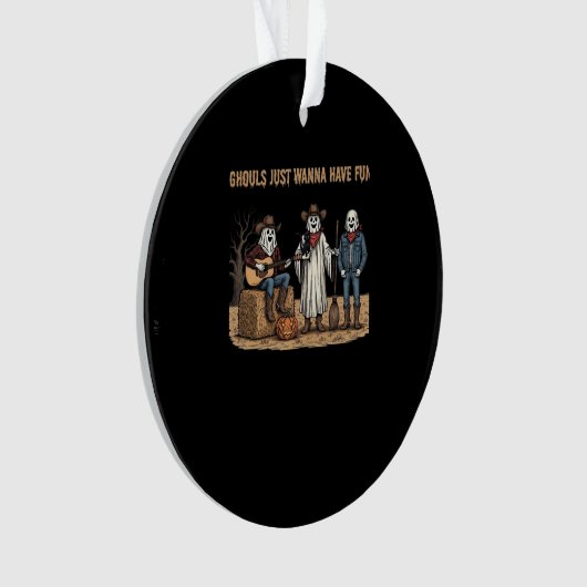 Ghouls willen gewoon leuke Halloween cadeaus in de Ornament (voorkant)