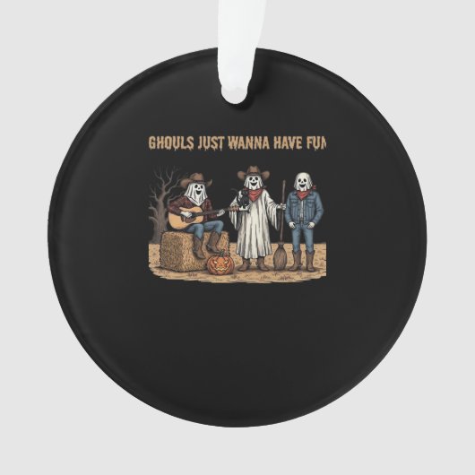 Ghouls willen gewoon leuke Halloween cadeaus in de Ornament (voorkant)