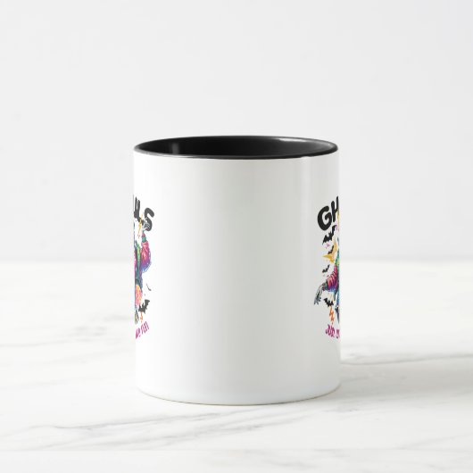 Ghouls willen gewoon leuke Halloween-vibes hebben Mok (Midden)