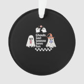 Ghouls willen gewoon leuke herfstvibes hebben ornament (voorkant)