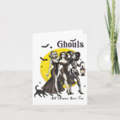 Ghouls willen gewoon leuke vrouwen hebben grappige kaart (Voorkant)