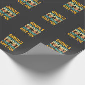 Ghouls willen gewoon lol hebben Halloween-ontwerp_ Cadeaupapier (Hoek)