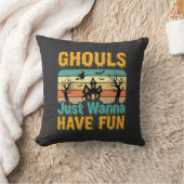 Ghouls willen gewoon lol hebben Halloween-ontwerp_ Kussen (Deken)