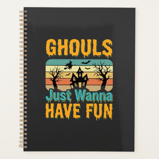 Ghouls willen gewoon lol hebben Halloween-ontwerp_ Planner (Voorkant)