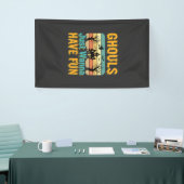 Ghouls willen gewoon lol hebben Halloween-ontwerp_ Spandoek (Beurs)