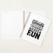 Ghouls willen gewoon lol hebben Vintage Halloween Planner (Display)