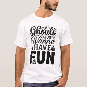 Ghouls willen gewoon lol hebben Vintage Halloween T-shirt