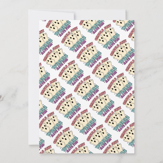 Ghouls willen gewoon plezier Halloween kostuum fee Kaart (Achterkant)