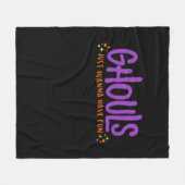GHOULS willen gewoon plezier hebben Fleece Deken (Voorkant (Horizontaal))
