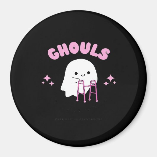 Ghouls willen gewoon plezier hebben Funny & Sloth Magneet (Voorkant)