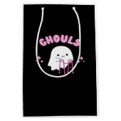 Ghouls willen gewoon plezier hebben Funny & Sloth Medium Cadeauzakje (Voorkant)
