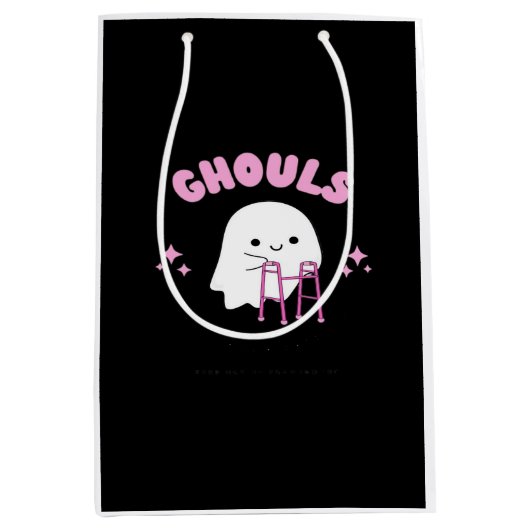 Ghouls willen gewoon plezier hebben Funny & Sloth Medium Cadeauzakje (Voorkant)