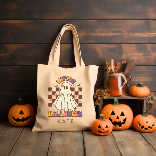 Ghouls willen gewoon plezier hebben Groovy Hallowe Tote Bag