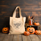 Ghouls willen gewoon plezier hebben Groovy Hallowe Tote Bag