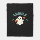 Ghouls willen gewoon plezier hebben Halloween Art  Fleece Deken (Voorkant)