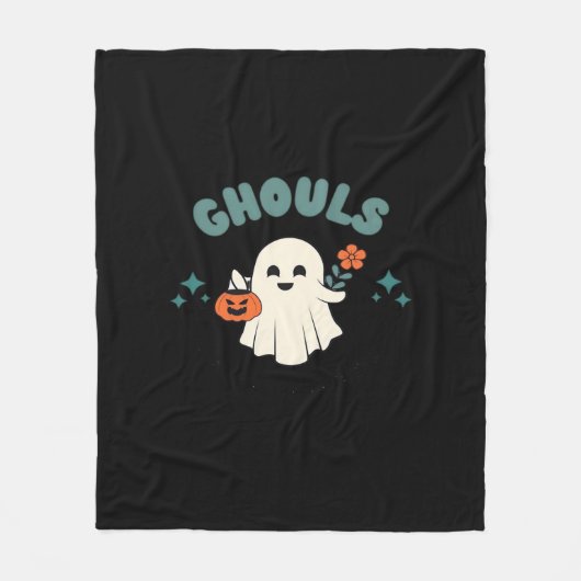 Ghouls willen gewoon plezier hebben Halloween Art  Fleece Deken (Voorkant)