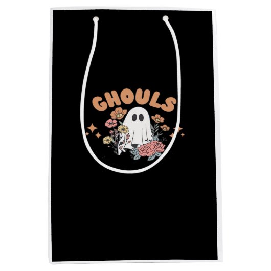 Ghouls willen gewoon plezier hebben Halloween Art  Medium Cadeauzakje (Voorkant)
