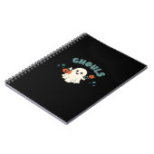 Ghouls willen gewoon plezier hebben Halloween Art  Notitieboek (Linkerzijde)