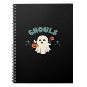 Ghouls willen gewoon plezier hebben Halloween Art  Notitieboek (Voorkant)