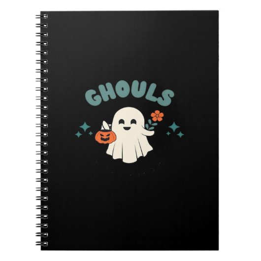 Ghouls willen gewoon plezier hebben Halloween Art  Notitieboek (Voorkant)