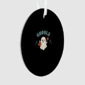 Ghouls willen gewoon plezier hebben Halloween Art  Ornament (voorkant)