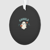 Ghouls willen gewoon plezier hebben Halloween Art  Ornament (voorkant)