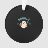Ghouls willen gewoon plezier hebben Halloween Art Ornament (voorkant)