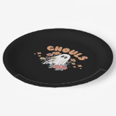 Ghouls willen gewoon plezier hebben Halloween Art  Papieren Bordje (Gekanteld)
